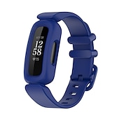 זול להקות שעונים של Fitbit-צפו בנד ל פיטביט Ace 3 סיליקון רך תַחֲלִיף רצועה עם קייס עמיד במים מתכוונן צמיד