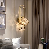 cheap Indoor Wall Lights-Lightinthebox LED Wall Lights Light Luxury Crystal Wall Lamp Postmodern Simple Living Room American Nordic Bedroom Bedside Stairs Background Wall Corridor Crystal Lighting G9 Light Source AC100-240V