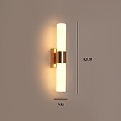 ieftine Aplici de Interior-lightinthebox aplice cu led aplice de perete în stil nordic modern mat aplice de perete aplice cu led pentru dormitor sufragerie lumina de perete din sticla 220-240v 12 w