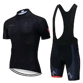 halpa Miesten vaatesarjat-pyöräilypaita strava pyöräilypaita lyhythihainen setti maillot ciclismo univormut nopeasti kuivuvat pyörävaatteet mtb-paita (väri: c4, koko: l)
