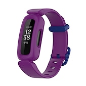 זול להקות שעונים של Fitbit-צפו בנד ל פיטביט Ace 3 סיליקון רך תַחֲלִיף רצועה עם קייס עמיד במים מתכוונן צמיד