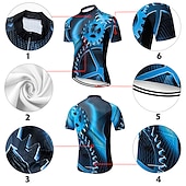 preiswerte Herrenbekleidungs-Sets-21Grams Herren Radtrikot mit Radhose fahrradbekleidung set Kurzarm MTB Mountain Rennrad Grün Schwarz Grau Ausrüstung Fahhrad Sportkleidung 3D-Pad Atmungsaktiv Rasche Trocknung