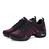 baratos Ténis de Dança-tênis de dança de malha respirável feminino – perfeito para dança fitness, dança moderna, dança jazz e mais sapatos femininos