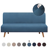 baratos Capa do sofá futon.-capa de futon capa de sofá elástica capa de sofá de amor capa de sofá para cães animal de estimação, capa de sofá-cama capa de sofá lavável protetor de móveis macio durável