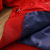 billiga Jackor och rockar för pojkar-Pojkar 3D Lappverk Jacka och kappa Långärmad Vår &amp; Höst Grundläggande Ledigt Polyester Barn 2-13 år Skola Sport &amp; Utomhus Ledigt / vardag Normal