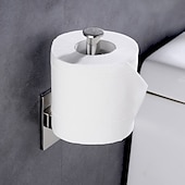 halpa Vessapaperitelineet-wc-paperiteline säädettävä pituus / uusi muotoilu / itseliimautuva nykyaikainen / moderni ruostumaton teräs / vähähiilinen teräs / metalli 1kpl - kylpyhuoneen seinälle asennettu