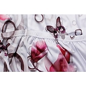 abordables Maillots de mujer-Mujer Maillot de Ciclismo Estampado Flores Botánica Flor Manga Corta Bicicleta Maillot Camiseta con 3 bolsillos traseros MTB Bicicleta Montaña Ciclismo Carretera Secado rápido Resistente a los UV