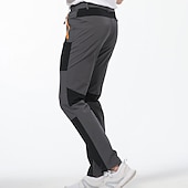 cheap Trousers &amp; Shorts-Men&#039;s Cargo Pants Hiking Pants Work Pants Trousers Safari Outdoor Pants Water Resistant Windproof Quick Dry Stretch 3 Zipper Pocket Elastic Waist Bottoms Black Khaki Army Green Climbing