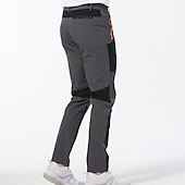cheap Trousers &amp; Shorts-Men&#039;s Cargo Pants Hiking Pants Work Pants Trousers Safari Outdoor Pants Water Resistant Windproof Quick Dry Stretch 3 Zipper Pocket Elastic Waist Bottoms Black Khaki Army Green Climbing