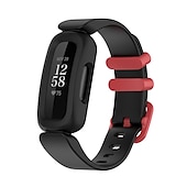 זול להקות שעונים של Fitbit-צפו בנד ל פיטביט Ace 3 סיליקון רך תַחֲלִיף רצועה עם קייס עמיד במים מתכוונן צמיד
