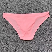 voordelige Herenslips Ondergoed-Voor heren 1 pak Sexy slipje Slip Standaard Nylon Spandex Effen Kleur Lage Taille Klein Zwart Wit