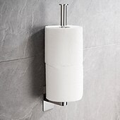 halpa Vessapaperitelineet-wc-paperiteline säädettävä pituus / uusi muotoilu / itseliimautuva nykyaikainen / moderni ruostumaton teräs / vähähiilinen teräs / metalli 1kpl - kylpyhuoneen seinälle asennettu