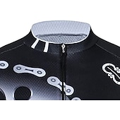 economico Maglie da uomo-Per uomo Maglia da Ciclismo Grafico Geometrico A Motivi Manica Corta Bicicletta Maglia con 3 tasche posteriori Mountain Bike MTB Ciclismo su strada Asciugatura Rapida Morbido Tasca Posteriore