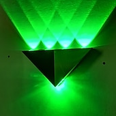 abordables Appliques murales d&#039;intérieur-Lightinthebox Applique murale LED moderne 5 W Triangle LED Applique murale luminaire couloir intérieur haut bas applique murale pour théâtre studio restaurant hôtel multicolore