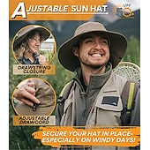 cheap Outdoor Headwear-Hat Sun Hat Fishing Hat UPF50+ UV Protection Breathable for Polyester Summer