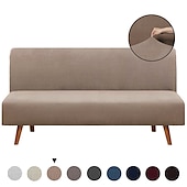 baratos Capa do sofá futon.-capa de futon capa de sofá elástica capa de sofá de amor capa de sofá para cães animal de estimação, capa de sofá-cama capa de sofá lavável protetor de móveis macio durável