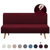 baratos Capa do sofá futon.-capa de futon capa de sofá elástica capa de sofá de amor capa de sofá para cães animal de estimação, capa de sofá-cama capa de sofá lavável protetor de móveis macio durável