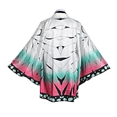 cheap Anime Costumes-Demon Slayer: Kimetsu no Yaiba Cosplay Anime Coat Cosplay Costume Kimono Coat For Men&#039;s Adults