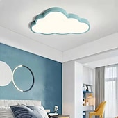 abordables Plafonniers encastrés et semi-encastrés-50 cm plafonnier led forme de nuage encastré lumières métal style moderne thème de conte de fées finitions peintes classiques style nordique 220-240v