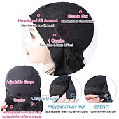 economico Parrucche di altissima qualità-parrucca fascia lunga onda profonda ricci per le donne parrucche sintetiche lunghe 24 pollici fascia ricci naturale nero resistente al calore per l&#039;uso quotidiano (nero) senza fascia colorata