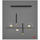 billige Lysekroner-LED-pendellampe 100 cm lysekrone med enkel design aluminiumsmalte overflater ledet moderne 220-240v