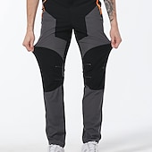 cheap Trousers &amp; Shorts-Men&#039;s Cargo Pants Hiking Pants Work Pants Trousers Safari Outdoor Pants Water Resistant Windproof Quick Dry Stretch 3 Zipper Pocket Elastic Waist Bottoms Black Khaki Army Green Climbing