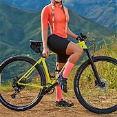 abordables Ropa Triatlón Mujer-Mujer Traje de triatlón Manga Corta MTB Bicicleta Montaña Ciclismo Carretera Negro Rojo Negro Áspero Graphic Bicicleta Transpirable Secado rápido Licra Deportes Graphic Ropa