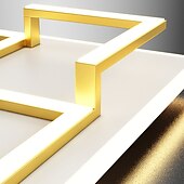 זול אורות תקרה ניתנים לעמעום-תאורת led תקרת 45 ס&quot;מ ניתן לעמעום עיצוב מרובע אורות אחיזה אקריליק בסגנון אמנותי סגנון רשמי בסגנון מודרני סגנון שחור אמנותי בסגנון נורדי 220-240v