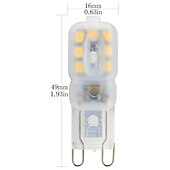 cheap LED Bi-pin Lights-G9 LED Bulb AMAZING POWER 220V JC G9 Bi Pin Bulb G9 20W Halogen Bulb Replacement 3000K 6000K 4-Pack