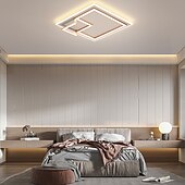 זול אורות תקרה ניתנים לעמעום-תאורת led תקרת 45 ס&quot;מ ניתן לעמעום עיצוב מרובע אורות אחיזה אקריליק בסגנון אמנותי סגנון רשמי בסגנון מודרני סגנון שחור אמנותי בסגנון נורדי 220-240v