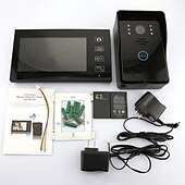 cheap Video Door Phone Systems-Wireless 7 inches Video Intercom Video Doorphone/Doorbell HD LCD Touch Screen Phone Two-way Clear Home Security Camera Monitor for Home Door Access Control Security