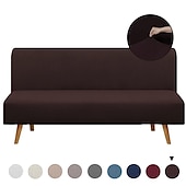 baratos Capa do sofá futon.-capa de futon capa de sofá elástica capa de sofá de amor capa de sofá para cães animal de estimação, capa de sofá-cama capa de sofá lavável protetor de móveis macio durável