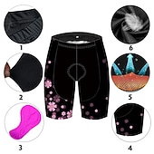 Χαμηλού Κόστους Γυναικεία παντελόνια, σορτς &amp; φούστες-Γυναικεία Γραφική Με Μοτίβο Άνθινο / Βοτανικό Λουλούδι Σορτς ποδηλασίας δρόμου Σορτς ποδηλασίας Σορτς ποδηλάτου Ποδήλατο Κοντά Παντελονάκια Παντελόνια Κατάλληλο για αγώνες
