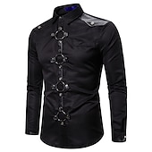 preiswerte Oberteile-Punk &amp; Gothic Streetstyle Bluse / Hemd Ritter Kostüm Herren Maskerade Party / Abend Erwachsene Bluse
