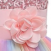 Copii Fete Rochie de fată cu flori Rochie Curcubeu Floare Fără manșon Nuntă Petrecere Paiete Plisată Funde Drăguţ Dantelă Tulle Lungime Genunchi Rochie de Fata de Flori Șampaniu Roz Îmbujorat Roșu Vin ieftine Rochii cu Flori-Copii Fete Rochie de fată cu flori Rochie Curcubeu Floare Fără manșon Nuntă Petrecere Paiete Plisată Funde Drăguţ Dantelă Tulle Lungime Genunchi Rochie de Fata de Flori Șampaniu Roz Îmbujorat Roșu Vin