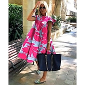 Pentru femei Rochii Midi Rochie neagra Rochie casual Rochie de Cocktail Rochie formala Stilat Romantic Modern Vacanță Zilnic Ieșire Potrivire Largă Floral Animal Manșon scurt Stil Nautic Albastru ieftine Rochie neagră pentru femei-Pentru femei Rochii Midi Rochie neagra Rochie casual Rochie de Cocktail Rochie formala Stilat Romantic Modern Vacanță Zilnic Ieșire Potrivire Largă Floral Animal Manșon scurt Stil Nautic Albastru