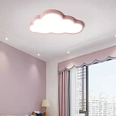 abordables Plafonniers encastrés et semi-encastrés-50 cm plafonnier led forme de nuage encastré lumières métal style moderne thème de conte de fées finitions peintes classiques style nordique 220-240v