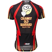 halpa Miesten pelipaidat-Miesten Pyöräily jersey Kuviollinen Uutuudet Hauska Lyhythihainen Pyörä Villapusero Topit 3 takataskulla Maastopyöräily Maantiepyöräily UV-vastustuskykyinen Nopea kuivuminen Takatasku Kosteuden