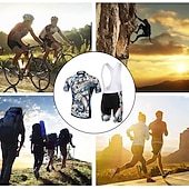 tanie Męskie zestawy odzieżowe-Męskie Koszulka i szorty z szelkami na rower Zestaw koszulek rowerowych Krótki rękaw Kolarstwo górskie Kolarstwie szosowym Lato Wiosna Zima Czarny Niebieski Miętowy Wzory Śmieszne Rower Wkładka 3D