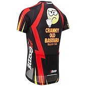 halpa Miesten pelipaidat-Miesten Pyöräily jersey Kuviollinen Uutuudet Hauska Lyhythihainen Pyörä Villapusero Topit 3 takataskulla Maastopyöräily Maantiepyöräily UV-vastustuskykyinen Nopea kuivuminen Takatasku Kosteuden