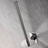 halpa Vessapaperitelineet-wc-paperiteline säädettävä pituus / uusi muotoilu / itseliimautuva nykyaikainen / moderni ruostumaton teräs / vähähiilinen teräs / metalli 1kpl - kylpyhuoneen seinälle asennettu