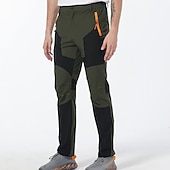 cheap Trousers &amp; Shorts-Men&#039;s Cargo Pants Hiking Pants Work Pants Trousers Safari Outdoor Pants Water Resistant Windproof Quick Dry Stretch 3 Zipper Pocket Elastic Waist Bottoms Black Khaki Army Green Climbing