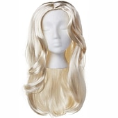cheap Movie Character Wigs-Princess Red Wigs For Women Cosplay Wig Curly Bob Wig Dark Brown Light Blonde Orange Red Blonde Synthetic Hair Women&#039;s Red / Daily （No Accessories Only Wigs) Halloween Wigs