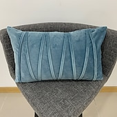 cheap Textured Throw Pillows-Decorative Toss Pillows Velvet Cover for Pillows Pillow Case Cover Home office Pillow Case Cover Modern Sample Room Cushion Cover Outdoor Cushion for Sofa Couch Bed Chair Pink Blue Sage Green Purple