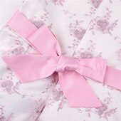 cheap Casual Dresses-Kids Girls&#039; Dress Floral Sleeveless Party Embroidered Lace Trims Bow Cute Cotton Knee-length Skater Dress Summer 3-10 Years Pink Dusty Rose Red