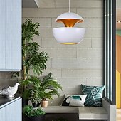 economico Luci a sospensione-lampada a sospensione a led lampada da soffitto 25cm 35cm rotonda design semplice oro nero oro bianco e27 / e26 i lampada a led ristorante lampada da soffitto studio bar camera da letto lampada ac220v