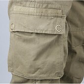 cheap Cargo Pants-Men&#039;s Cargo Pants Hiking Pants Trousers Work Pants Military Outdoor Ripstop Breathable Quick Dry Multi Pockets Bottoms 6 Pockets Black Green Cotton Hunting Fishing Climbing 30 32 34 36 38