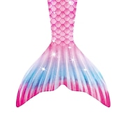 abordables Maillot de bain sirène-Enfants Fille One Piece Maillots de bain sirène Maillot de Bain Plage Le Jour des enfants Géométrique Maillots de bain 4-12 ans Eté Bleu Fuchsia