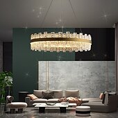billige Lysekroner-ledet pendellampe 60 cm lantern desgin lysekrone metallmalte utførelser moderne 220-240v