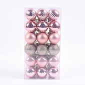 36pcs Christmas Baubles Ball Ornaments Xmas Decoration, 4cm Small Hanging Balls for Christmas Tree, Holiday, Party and Gift cheap Ornaments-36pcs Christmas Baubles Ball Ornaments Xmas Decoration, 4cm Small Hanging Balls for Christmas Tree, Holiday, Party and Gift